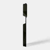 Donkergrijs zwart-wit maaspatroon iPhone hoesje (Rechterkant)