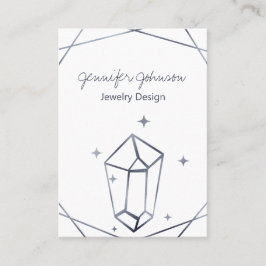 donkergrijze Folie Visitekaartje