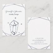 donkergrijze Folie Visitekaartje (Voorkant / Achterkant)