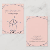 donkergrijze Folie Visitekaartje (Voorkant / Achterkant)