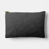 Donkergrijze geometrische mesh gradiëntpatroon etui (Voorkant)