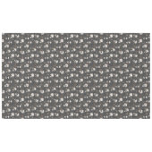 Donkergrijze gotische schedels en Rozen Halloween Tafelkleed (Voorkant (Horizontaal))