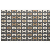 Donkergrijze Hondenbot Stof (Fat Quarter)