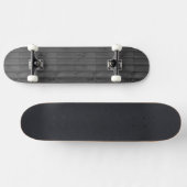 Donkergrijze houten textuur skateboard (Horizontaal)