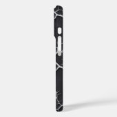 Donkergrijze iPhone-hoes met taktextuur Case-Mate iPhone Case (Achterkant / Links)