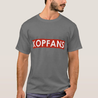 Donkergrijze Kopventilatoren T-shirt