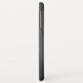 Donkergrijze metalen achtergrond Case-Mate iPhone case (Achterkant/links)