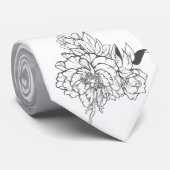 Donkergrijze ventilator met Jouw naam Stropdas (Opgerold)