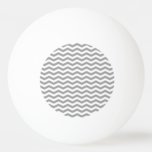Donkergrijze witte Chevron Zig-Zag Pattern Tn Pingpongbal (Voorkant)