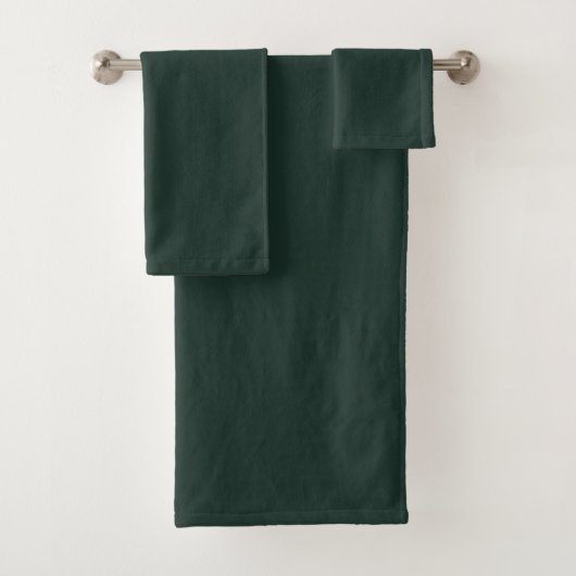 Donkergroen Bad Handdoek (Insitu)