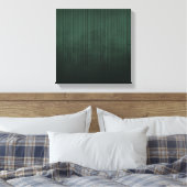 Donkergroen, bijtend Abstract Canvas Afdruk (Insitu (Slaapkamer))