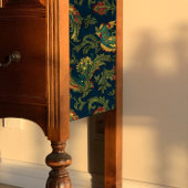 Donkergroen blad Chinoiserie Decoupage Tissuepapier