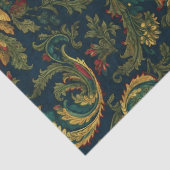 Donkergroen blad Chinoiserie Decoupage Tissuepapier (Detail)