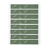 Donkergroen Bladgroen Goud Confetti Kerst (Vel)