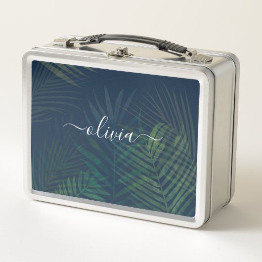 Donkergroen bladpatroon (Voorkant)