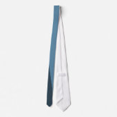 Donkergroen, blauw Retro Striped Stropdas (Achterkant)