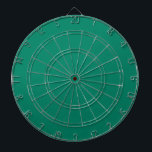 Donkergroen blauw stevig kleurenontwerp dartbord<br><div class="desc">Klassieke  retro Klassieke Dark Emerald Green Blue,  vast gekleurd decor voor thuis en geschenken. Klassieke donkere smaragdgroene kleur,  thuisdecor en accessoires. Trendy Dark Emerald Green kleur mode,  emerald bluish green color design.</div>