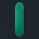 Donkergroen blauw stevig kleurenontwerp persoonlijk skateboard<br><div class="desc">Klassieke  retro Klassieke Dark Emerald Green Blue,  vast gekleurd decor voor thuis en geschenken. Klassieke donkere smaragdgroene kleur,  thuisdecor en accessoires. Trendy Dark Emerald Green kleur mode,  emerald bluish green color design.</div>