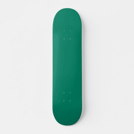 Donkergroen blauw stevig kleurenontwerp persoonlijk skateboard (Voorkant)