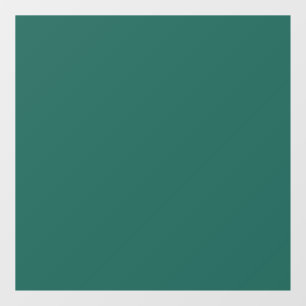 Donkergroen blauw (vaste kleur) raamsticker