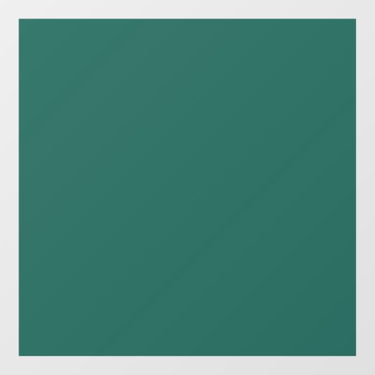 Donkergroen blauw (vaste kleur) raamsticker (Vel)