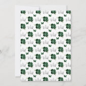 Donkergroen blond haar prinses Sweet Sixteen Kaart (Achterkant)