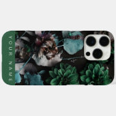 Donkergroen Bloom Case-Mate iPhone Case (Achterkant (horizontaal))