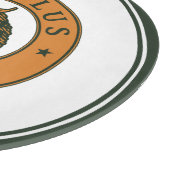  donkergroen bruin hop bier inkt kunst vector snijplank (Hoek)