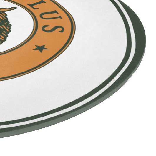  donkergroen bruin hop bier inkt kunst vector snijplank (Hoek)