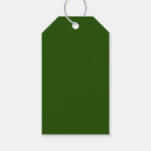 Donkergroen Cadeaulabel (Voorkant)
