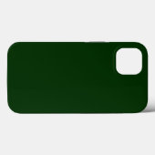Donkergroen Case-Mate iPhone Case (Achterkant (horizontaal))