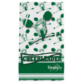 Donkergroen Cheerleader - DIY Tekst Klein Cadeauzakje (Voorkant)