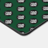 Donkergroen Custom Business Logo Pattern Bureaumat (Hoek)