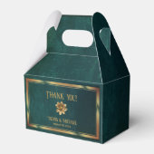  donkergroen dank u bedankdoosjes (Voorkant Zijde)