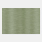 Donkergroen Donkergoud en Ivoor Shimmery Inpakpapier Vel (Voorkant)