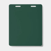 Donkergroen Elegant Informeel Eigen Naam Handschri Badge (Achterkant)