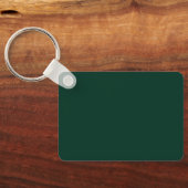 Donkergroen Elegant Informeel Eigen Naam Handschri Sleutelhanger (Achterkant)