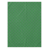 Donkergroen en bosgroen patroonpatroon tafelkleed (Voorkant)