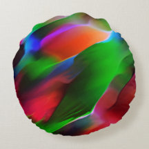 Donkergroen en rood reliëf en diepte