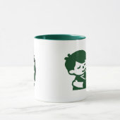 Donkergroen Football Mok voor je broer (Midden)