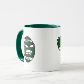 Donkergroen Football Mok voor je broer (Voorkant links)