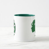 Donkergroen Football Mok voor mama (Midden)