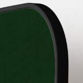 Donkergroen gestructureerd pickleball paddle (Links Detail)