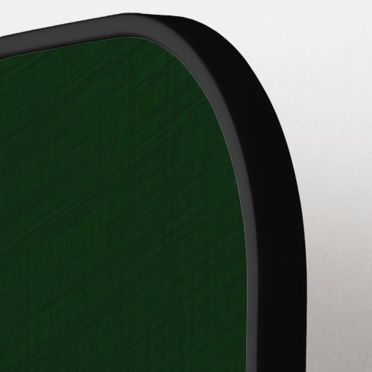 Donkergroen gestructureerd pickleball paddle (Links Detail)
