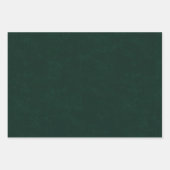 Donkergroen getextureerd inpakpapier vel (Voorkant 3)