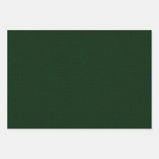 Donkergroen getextureerd inpakpapier vel (Voorkant)