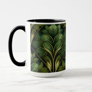 DONKERGROEN & GOUD ART DECO PATROON MOK