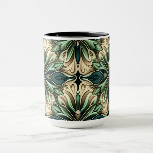  DONKERGROEN & GOUD ART DECO PATROON MOK (Midden)