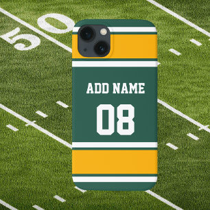 Donkergroen goud en witte sportband Case-Mate iPhone case