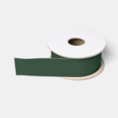 Donkergroen Grosgrain Lint (Spoel)